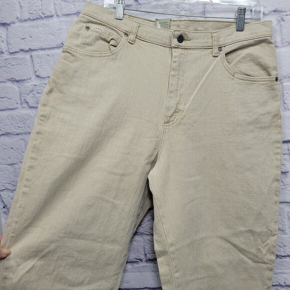 NWT Lee Denim Riders Jeans Womens 14‎ Desert Sand High Rise Preppy Skater - Picture 3 of 10